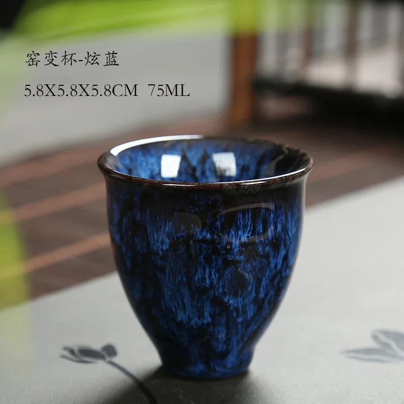 Ceramic Teacup Cups Tea Set with Modern Tea Set Siteel Tazas De Ceramica Creativas China Tea Cup I074