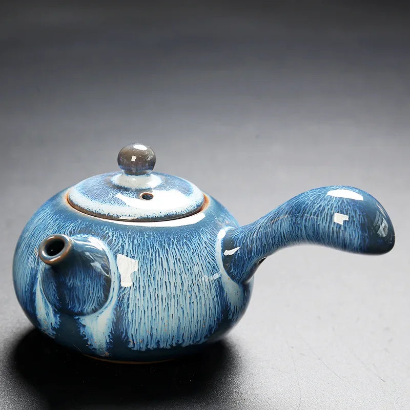 Ceramic Teapots Tea Set and Coffee Teapot for Tea Jianzhan Kiln Change Pots Yixing Zisha Teapot Clay Heated Kettle Kettle Gaiwan