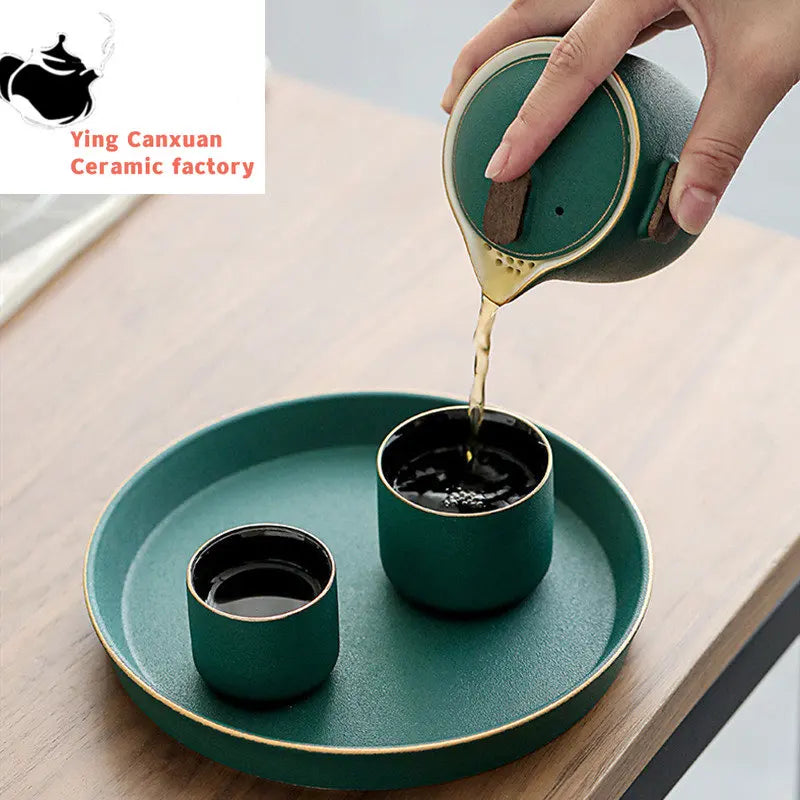 Chinese Exquisite Ceramics Tea Sets Home Tea Pot and Cup Set Handmade Filter Tea Maker Customized Teaware Supplies Gifts