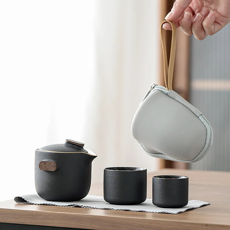 Chinese Exquisite Ceramics Tea Sets Home Tea Pot and Cup Set Handmade Filter Tea Maker Customized Teaware Supplies Gifts