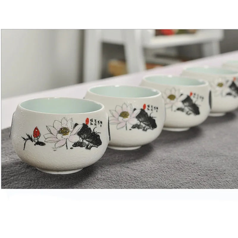 Chinese Kung Fu Tea Set White Ceramic Portable Teapot Porcelain Teaset Gaiwan Tea Cups Of Tea Ceremony Tea Pot Free shipping