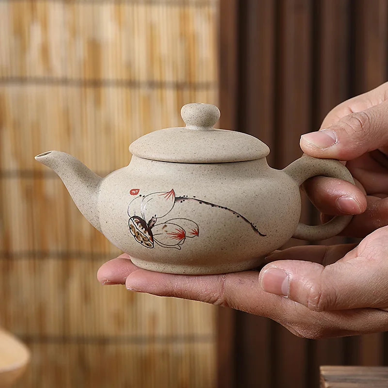 Chinese Kung Fu Teapot Yixing Xishi Tea Kettle Ceramic Teaware 180ml Tea Pots Home Decor Gongfu Teapots Tea Accessories