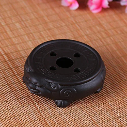 Chinese Purple Clay Tea Set Supplies Handmade Teapot Base Purple Sand Animal Model Tea Tray Traditional Tea Accessories