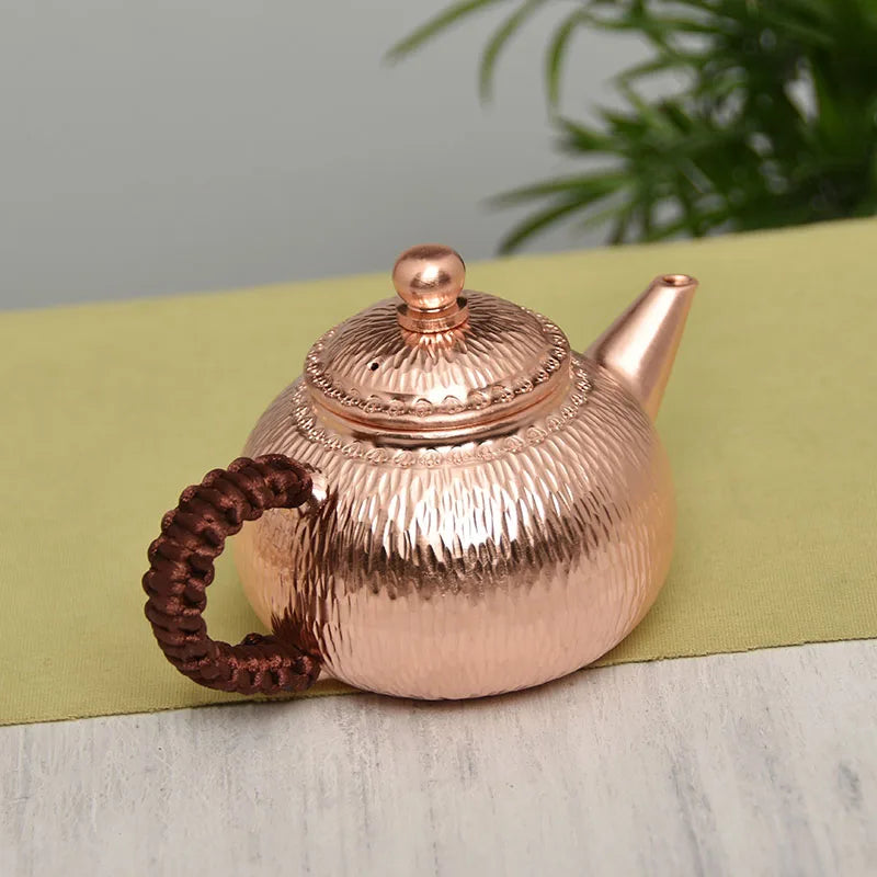 Chinese Style Teapot Vintage Kettle, Copper Teapot, Handmade Kung Fu Green Tea, Puer Tea Infuser, Household Items