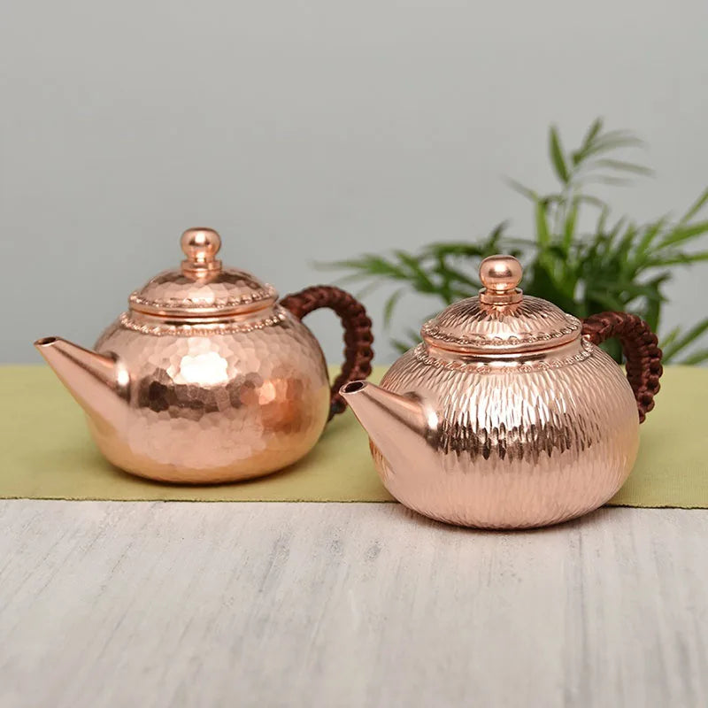 Chinese Style Teapot Vintage Kettle, Copper Teapot, Handmade Kung Fu Green Tea, Puer Tea Infuser, Household Items