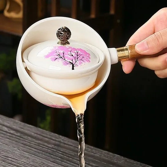 Chinese Tea Set Chinese Gongfu Tea Set Portable Teapot Set Tea Maker Infuser Portable Tea Cup Set Of 6  Tea Set Porcelain