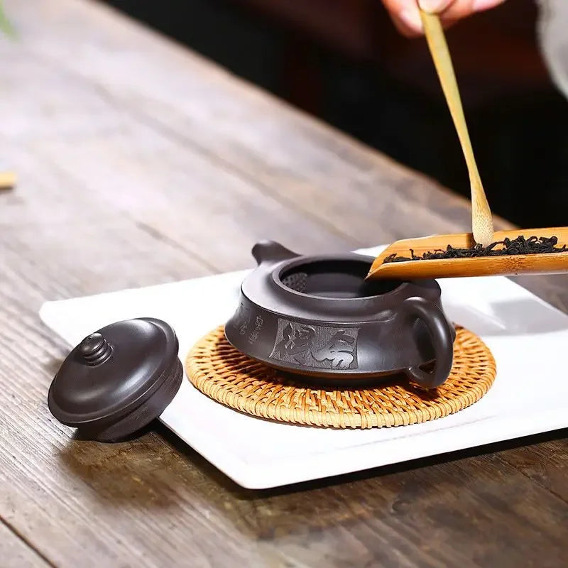 Chinese Tea Yixing Tea Pots Puprle Clay Handmade Drinkware Teapot Teaware Home Kung Fu Tea Set