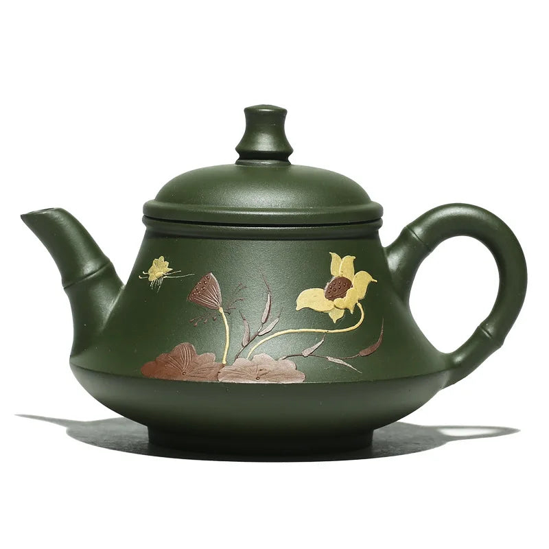 Chinese Teapot Real Handmade Green Tea Kettle Purple Clay Teapot Puer Tea Set Traditional Kung Fu Yixing Zisha Teaware