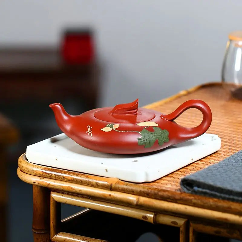Chinese Yixing Purple Clay Teapot Dahongpao Tea Pot  Teapots Handmade Stone Kettle Zisha Tea Set