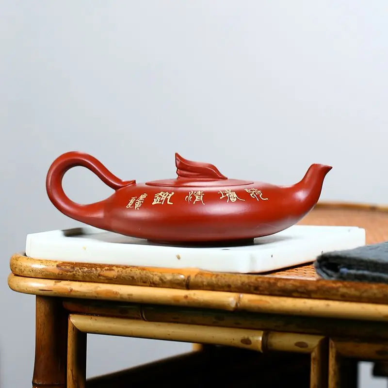 Chinese Yixing Purple Clay Teapot Dahongpao Tea Pot  Teapots Handmade Stone Kettle Zisha Tea Set
