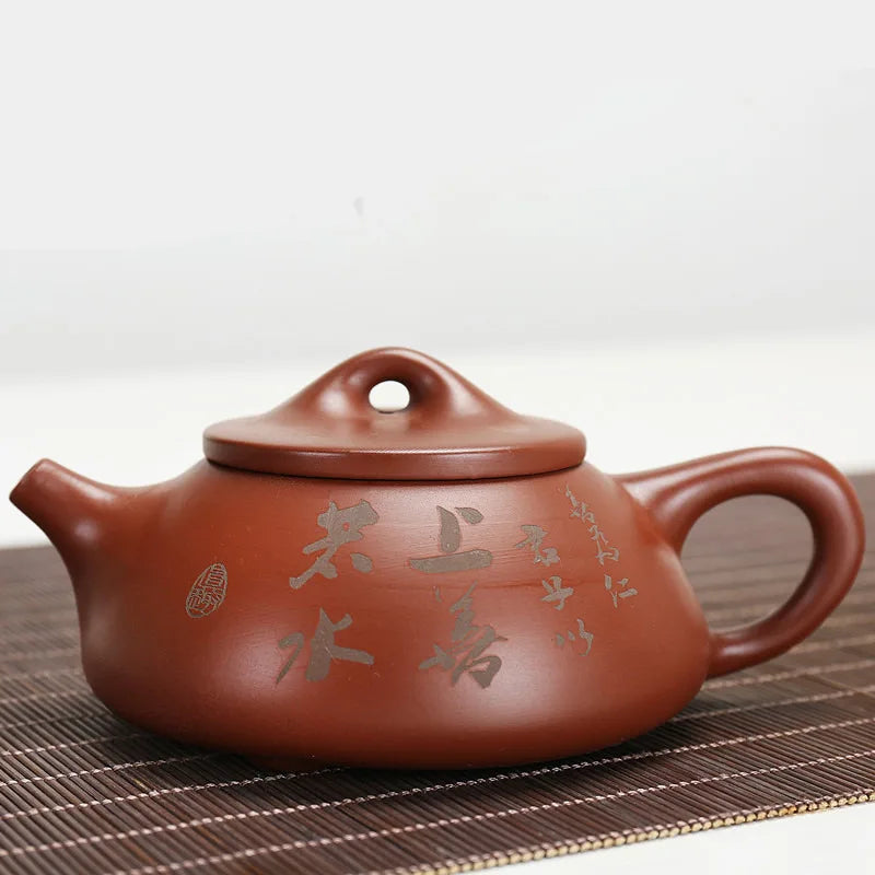 Chinese Yixing Teapot Authentic Zisha Tea Kettle Home Decor Handmade Purple Clay Teapot Tabletop Kung Fu Travel Tea Set