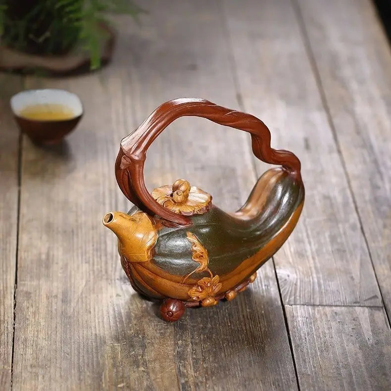 Chinese Yixing Teaware Teapots Authentic Yixing Teapot Famous Handmade Teapot Mine Purple Mud Tea Set 350ml