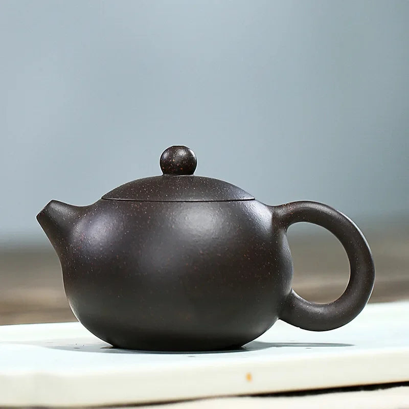 Chinese Yixing Zisha Teapots Set Purple Clay Teapot Classic Xishi Tea Pot 115ml Tea Kettle Master Handmade Gongfu Teaware