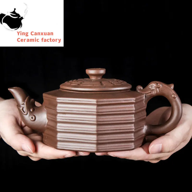 Chinese Yixing tea pot  Large capacity Purple Clay Teapots beauty kettle Raw ore Handmade Tea set Tea ceremony supplies