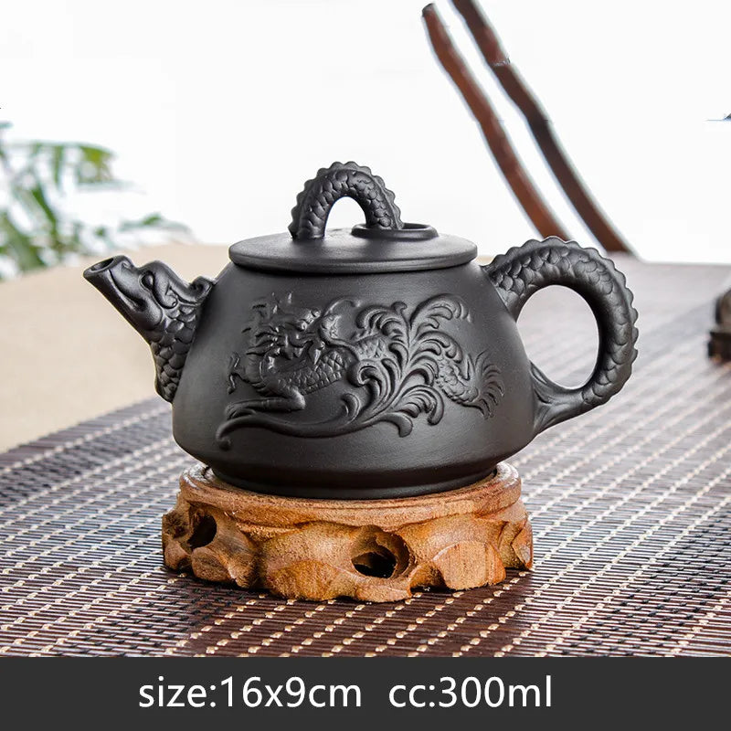 Chinese Yixing tea pot  Large capacity Purple Clay Teapots beauty kettle Raw ore Handmade Tea set Tea ceremony supplies