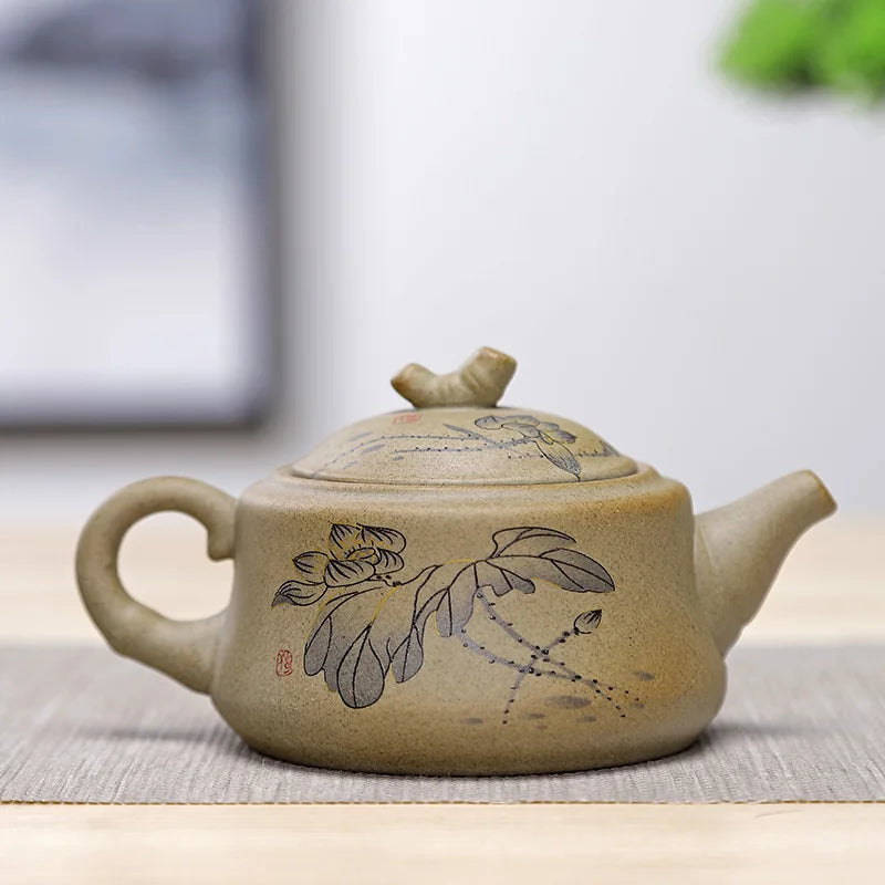 Chinese style stoneware teapot tea set Handmade kettle Ceramic Clay Teapot Set Chinese tea ceremony supplies teapot