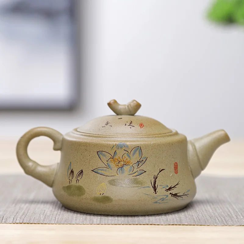 Chinese style stoneware teapot tea set Handmade kettle Ceramic Clay Teapot Set Chinese tea ceremony supplies teapot