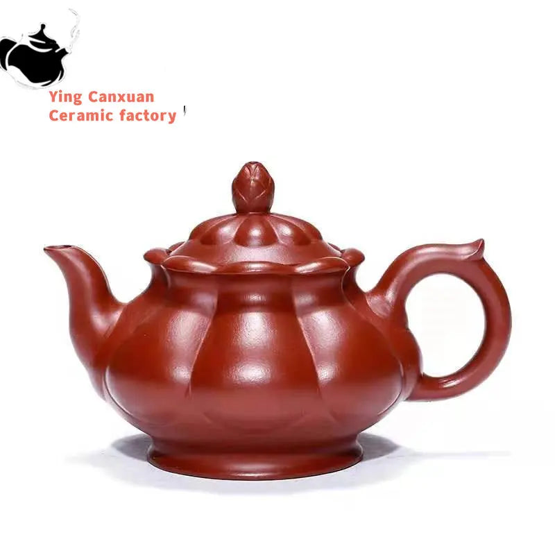 Chinese teapot Yixing handmade purple sand teapot ore Dahongpao Linghua teapot Kung Fu teapot collection ceremony tea set