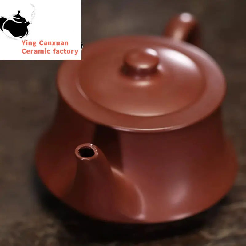 Chinese teapot Yixing purple clay teapot raw ore red mud qu pot kung fu tea set teapot capacity 220ml Yixing teapot