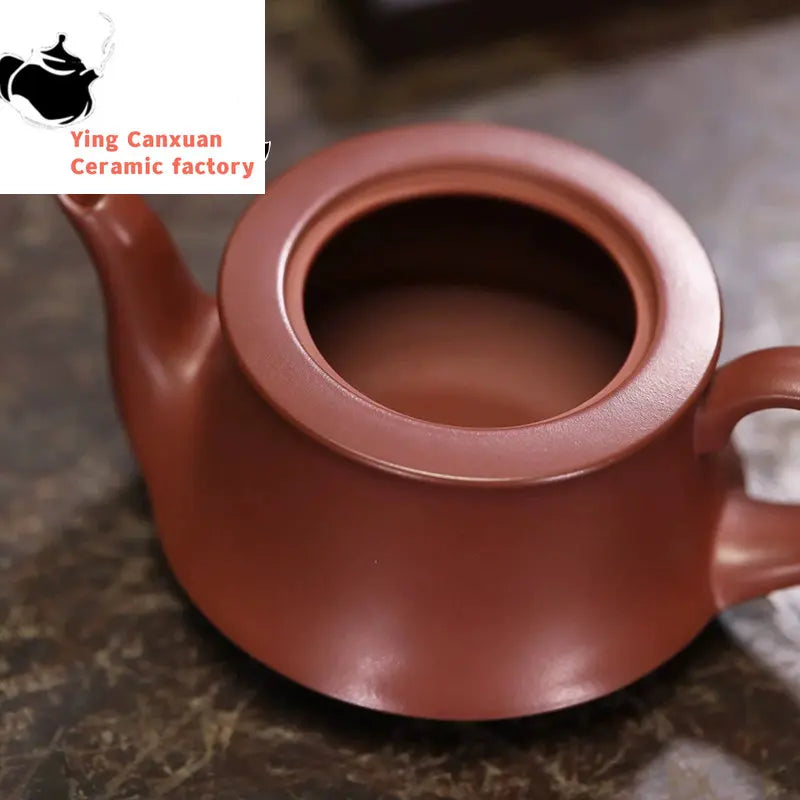 Chinese teapot Yixing purple clay teapot raw ore red mud qu pot kung fu tea set teapot capacity 220ml Yixing teapot