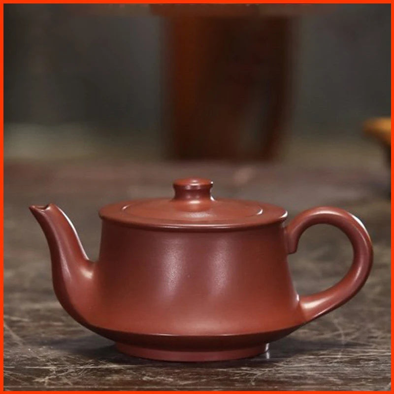 Chinese teapot Yixing purple clay teapot raw ore red mud qu pot kung fu tea set teapot capacity 220ml Yixing teapot