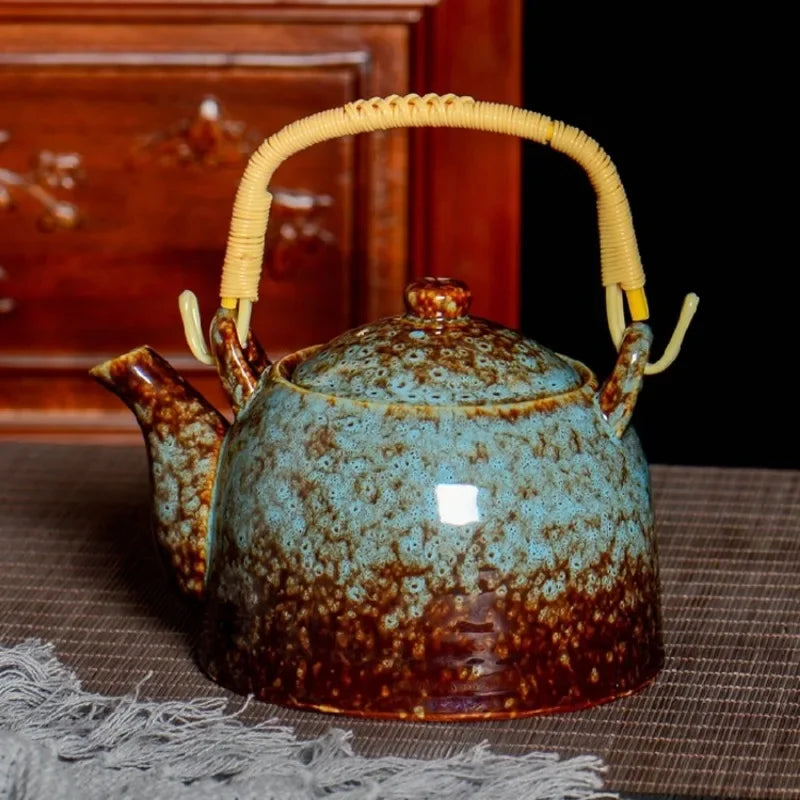 Creative Kiln Transformed Chinese TeapotPuer Tea Pot Set Heated Kettle Teaware Teapots Cup Mug Service
