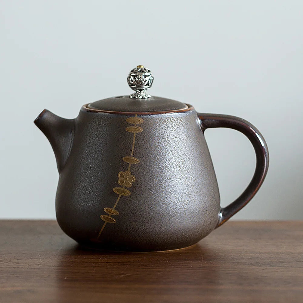 Creative Rust Glazed Teapot Coffeeware Teaware Puer Tea Sets Pot for Tea Ceremony Set Yixing Clay Kettle Teapots Teeware Teware