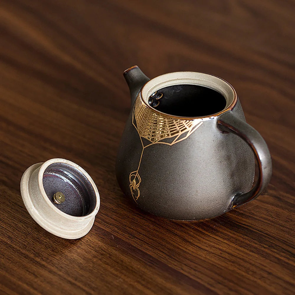 Creative Rust Glazed Teapot Coffeeware Teaware Puer Tea Sets Pot for Tea Ceremony Set Yixing Clay Kettle Teapots Teeware Teware