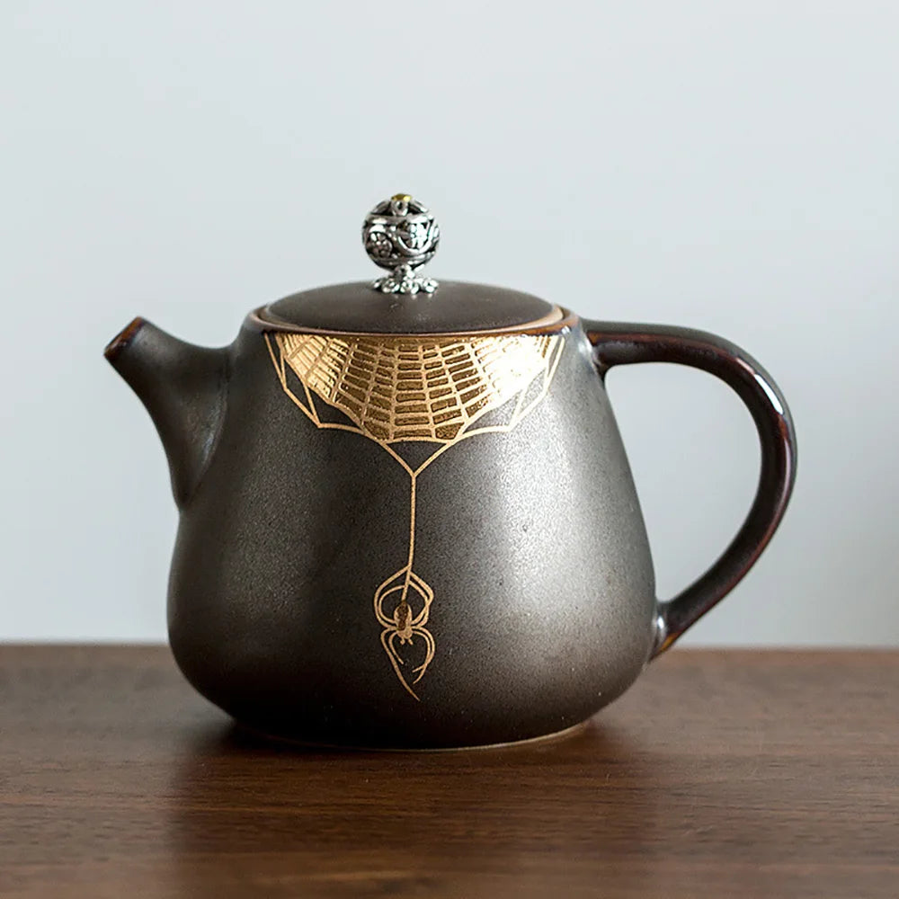 Creative Rust Glazed Teapot Coffeeware Teaware Puer Tea Sets Pot for Tea Ceremony Set Yixing Clay Kettle Teapots Teeware Teware