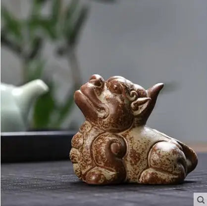 Creative Tea Pet Ornaments, Zisha Tea, Golden Toad, Tea Set Accessories, Tea Art, Small Monk, Figure Ornaments
