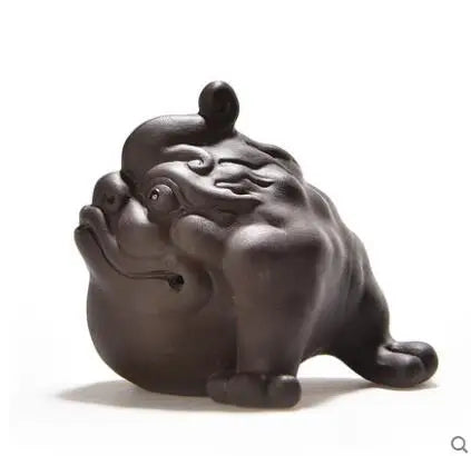 Creative Tea Pet Ornaments, Zisha Tea, Golden Toad, Tea Set Accessories, Tea Art, Small Monk, Figure Ornaments