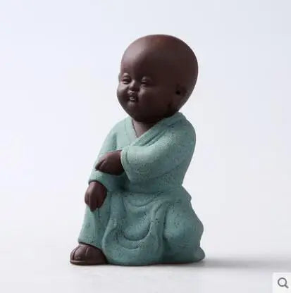Creative Tea Pet Ornaments, Zisha Tea, Golden Toad, Tea Set Accessories, Tea Art, Small Monk, Figure Ornaments