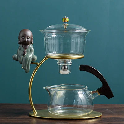 Creative Zen Tea Set, Dragon Glass, Lazy Tea Cup, Kung Fu Tea Tray, Automatic Tea Infuser, Safe Packaging