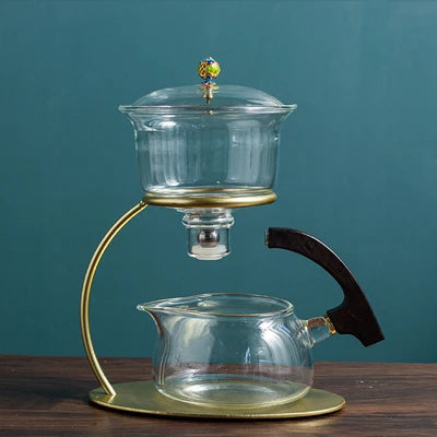 Creative Zen Tea Set, Dragon Glass, Lazy Tea Cup, Kung Fu Tea Tray, Automatic Tea Infuser, Safe Packaging