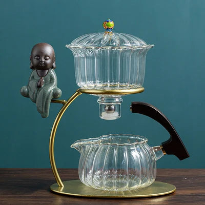 Creative Zen Tea Set, Dragon Glass, Lazy Tea Cup, Kung Fu Tea Tray, Automatic Tea Infuser, Safe Packaging
