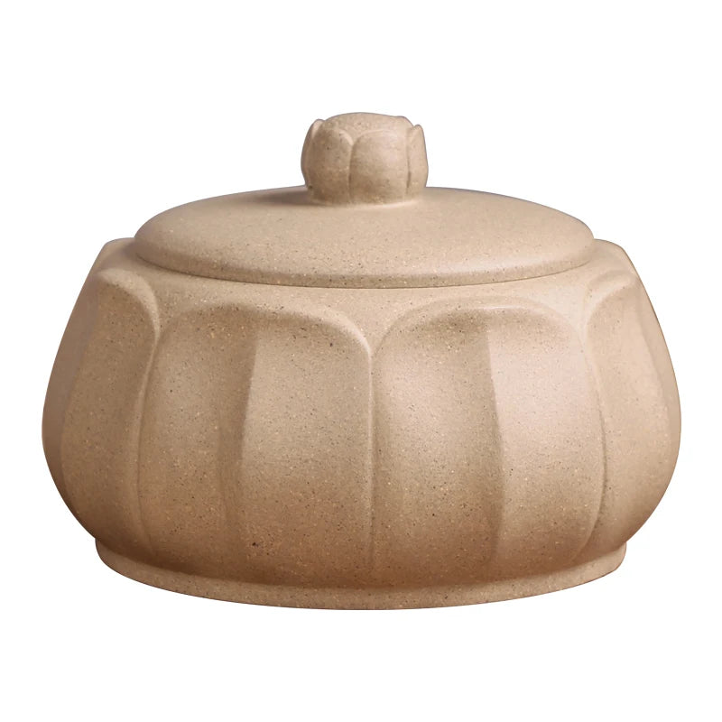 Deyuanchang Yixing Purple Sand Tea Set Handmade Purple Sand Lotus Tea Pot Kung Fu Tea Ceremony Supplies Tea container