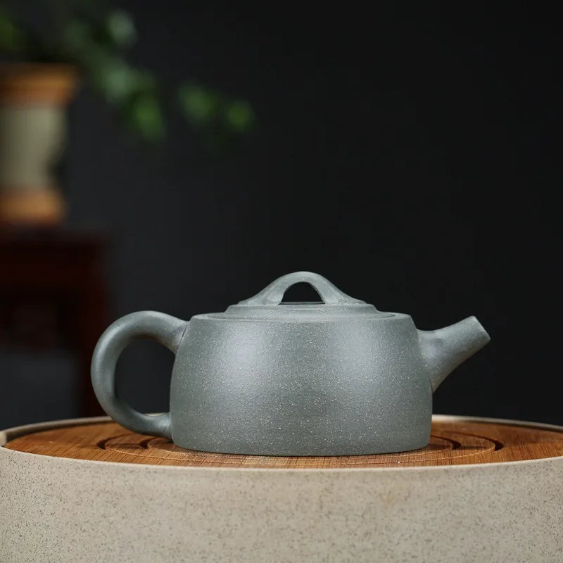 210ml Ceramic Teapot Raw Ore Purple Clay Teapot Yixing Zisha Tea Pot Free Shipping Gren Mud Ceover Well Bar Teapot