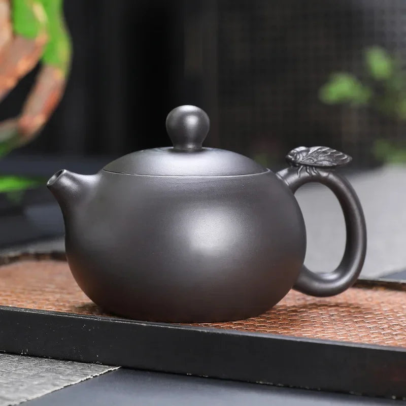 Handmade Xishi Teapot with Original Ore Purple Clay Tea Kettle Authentic Tea Brewing Kung Fu Tea Pots Home Teaware Sets