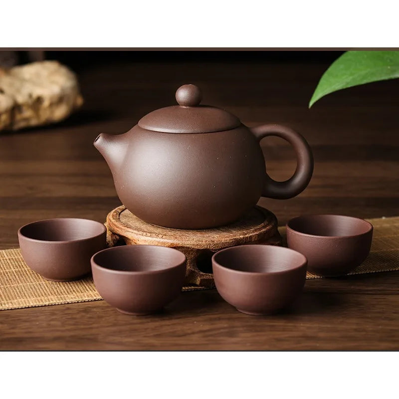 Handmade Yixing Clay Teapot Chinese Kettle Puer Tea Set Kung Fu Zisha Teaware  200ML