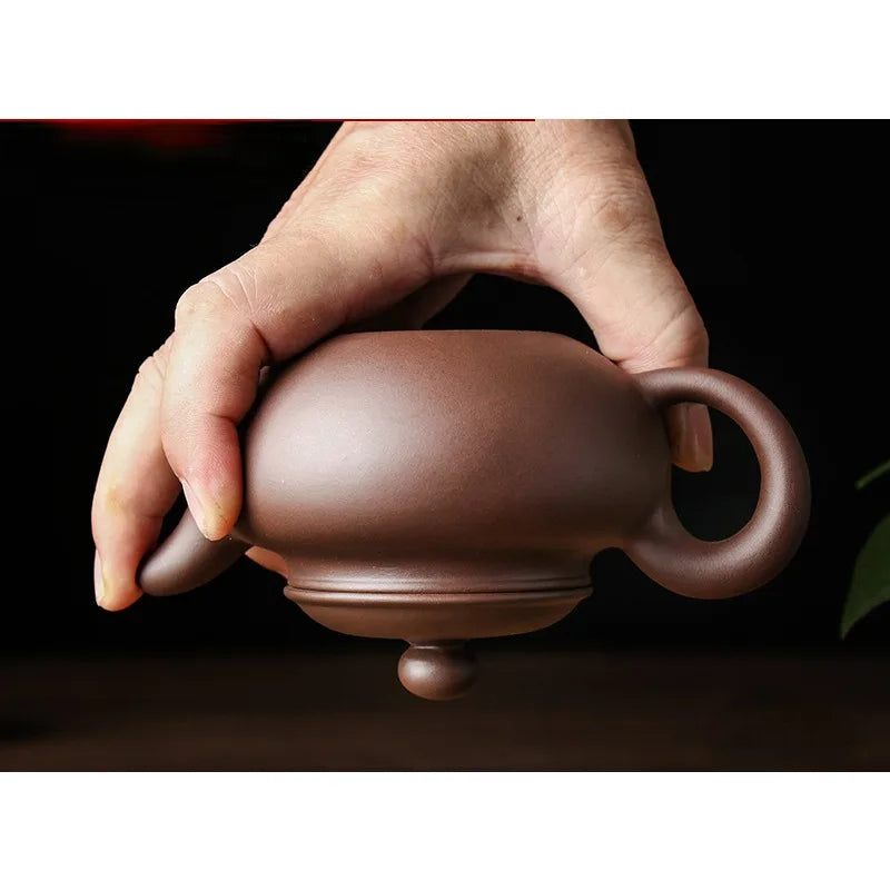 Handmade Yixing Clay Teapot Chinese Kettle Puer Tea Set Kung Fu Zisha Teaware  200ML