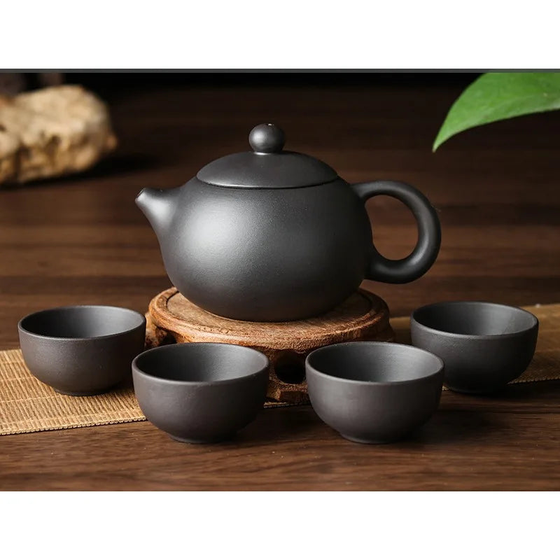 Handmade Yixing Clay Teapot Chinese Kettle Puer Tea Set Kung Fu Zisha Teaware  200ML