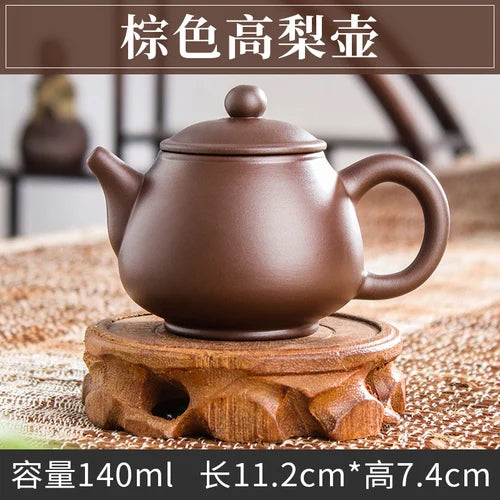 Handmade Zhu Ni XiShi Pot Filter Brewing Teapot, Ceramic Chinese Tea Set, Antique Small Teapot