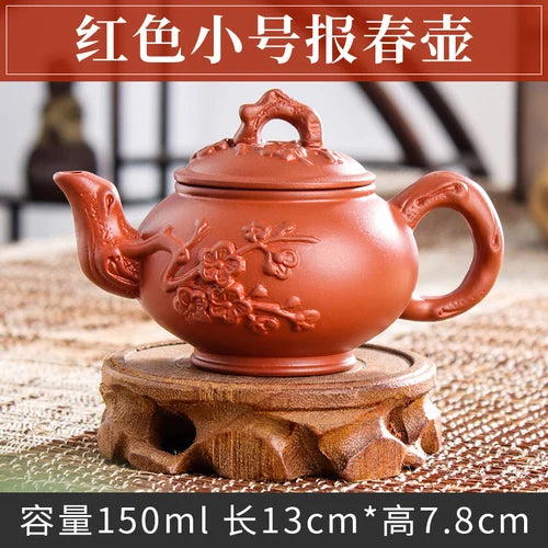 Handmade Zhu Ni XiShi Pot Filter Brewing Teapot, Ceramic Chinese Tea Set, Antique Small Teapot