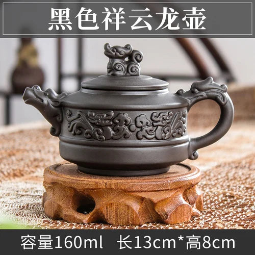 Handmade Zhu Ni XiShi Pot Filter Brewing Teapot, Ceramic Chinese Tea Set, Antique Small Teapot