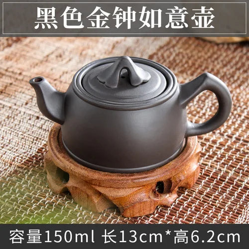 Handmade Zhu Ni XiShi Pot Filter Brewing Teapot, Ceramic Chinese Tea Set, Antique Small Teapot