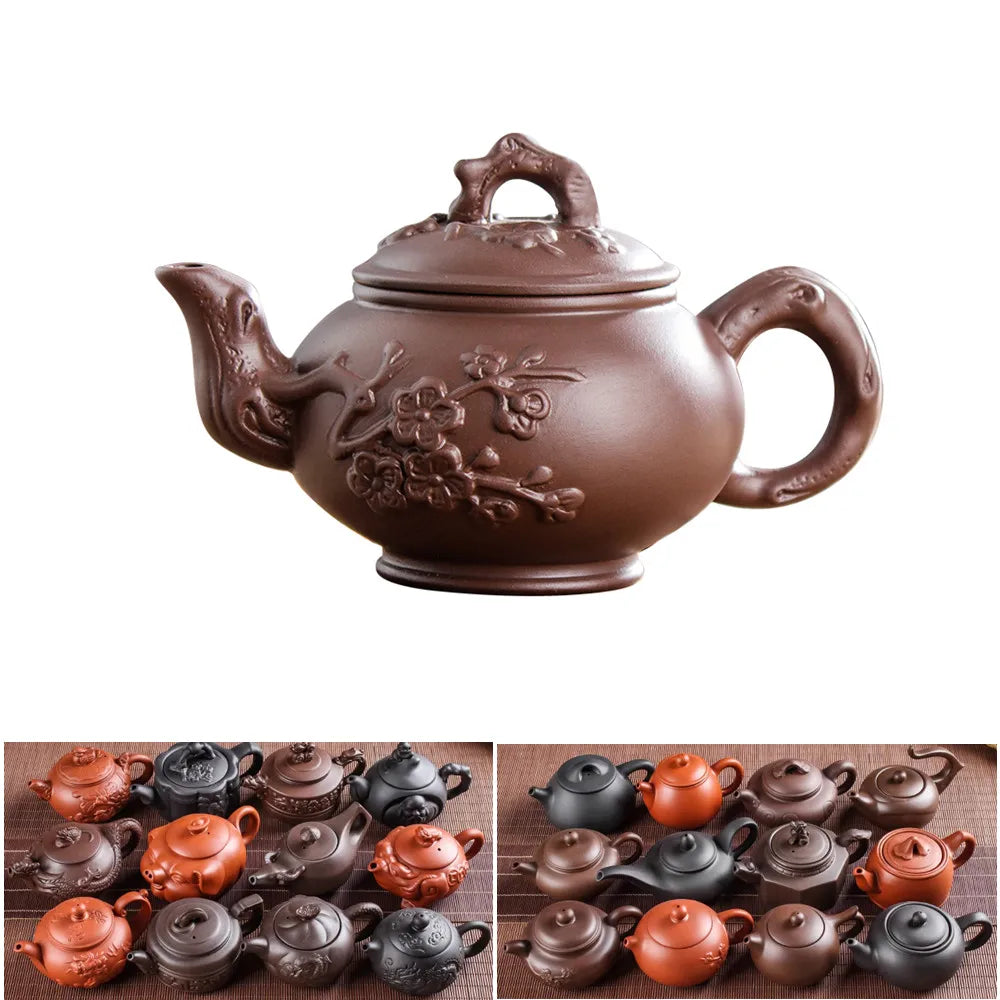 Handmade Zhu Ni XiShi Pot Filter Brewing Teapot, Ceramic Chinese Tea Set, Antique Small Teapot