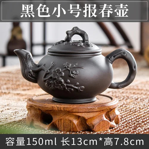 Handmade Zhu Ni XiShi Pot Filter Brewing Teapot, Ceramic Chinese Tea Set, Antique Small Teapot