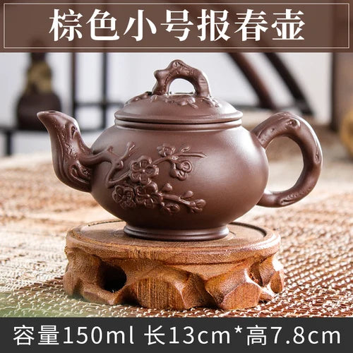 Handmade Zhu Ni XiShi Pot Filter Brewing Teapot, Ceramic Chinese Tea Set, Antique Small Teapot