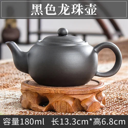 Handmade Zhu Ni XiShi Pot Filter Brewing Teapot, Ceramic Chinese Tea Set, Antique Small Teapot