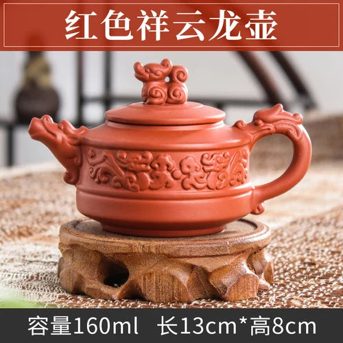 Handmade Zhu Ni XiShi Pot Filter Brewing Teapot, Ceramic Chinese Tea Set, Antique Small Teapot